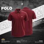 SOLID POLO T-SHIRT MARRON COLOR